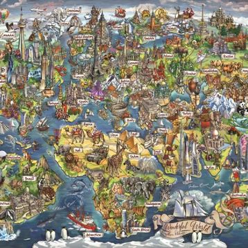 Anatolian 3000 Parça Harika Dünya Puzzle