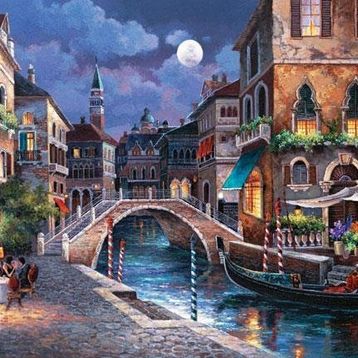 Anatolian 3087 Venedik Sokakları 2 1000 Parça Puzzle