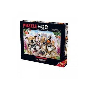 Anatolian 3584 Dostlarla Selfie 500 Parça Puzzle