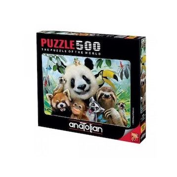 Anatolian 3596 Hayvanat Bahçesi Selfie 500 Parça Puzzle