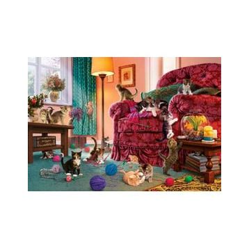 Anatolian 3632 Şımarık Kediler 500 Parça Puzzle