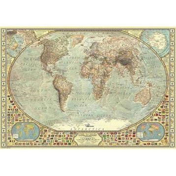 Anatolian 3935 2000 Parça Dünya Haritası Puzzle