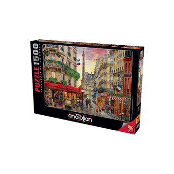 Anatolian 4572 Cafe Eiffel 1500 Parça Puzzle