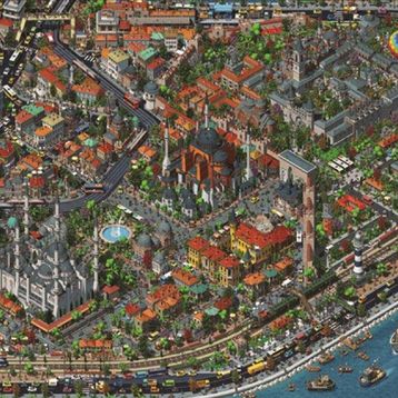 Anatolian 4913 Fractal İstanbul 3000 Parça Puzzle