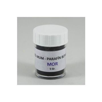 Anatolian 5 gr Mor Renk Jel Mum ve Parafin Toz Boyası