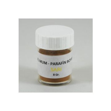 Anatolian 5 gr Sarı Renk Jel Mum ve Parafin Toz Boyası