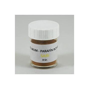 Anatolian 5 gr Sarı Renk Jel Mum ve Parafin Toz Boyası