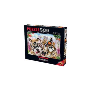 Anatolian 500 Parça Dostlarla Selfie Puzzle