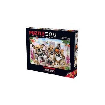 Anatolian 500 Parça Dostlarla Selfie Puzzle
