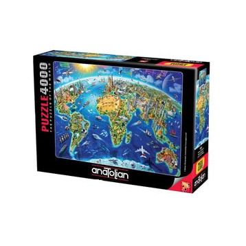 Anatolian 5202 Dünyanın Simgeleri 4000 Parça Puzzle