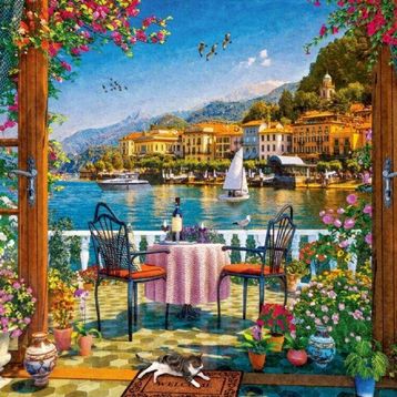 Anatolian 5203 Como Gölü Keyfi 4000 Parça Puzzle