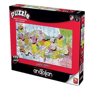 Anatolian 7401 Türkiye Haritası İller 110 Parça Puzzle