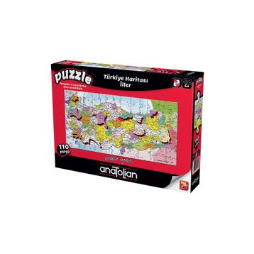 Anatolian 7401 Türkiye Haritası İller 110 Parça Puzzle