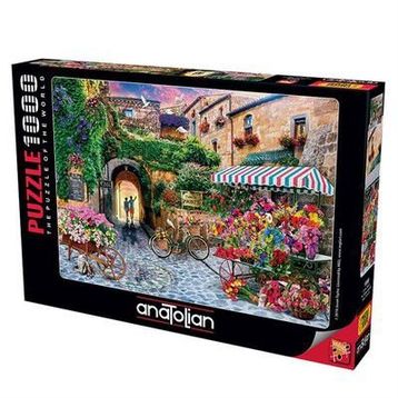 Anatolian Çiçek Pazarı 1000 Parça Puzzle
