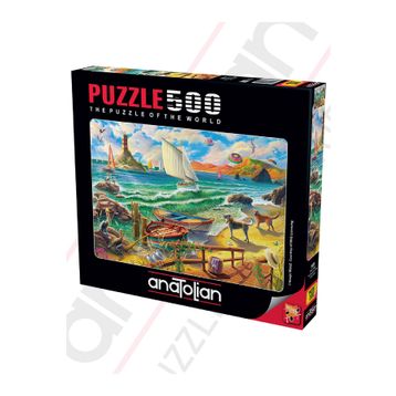 Anatolian Deniz Etkisi 3628 Renkli 500 Parça Puzzle
