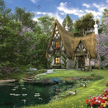 Anatolian Göl Evi 3000 Parça Puzzle