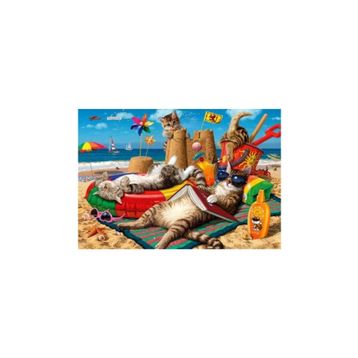 Anatolian Kedilerin Plaj Keyfi 260 Parça Puzzle