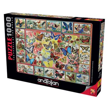 Anatolian Keskin Color Altın Kelebek 1000 Parça Puzzle