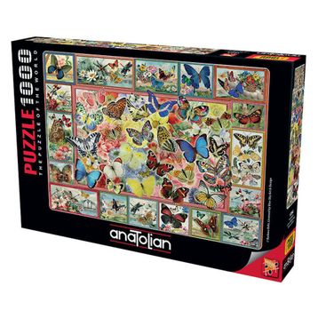 Anatolian Keskin Color Altın Kelebek 1000 Parça Puzzle