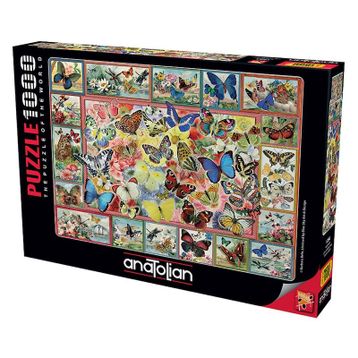 Anatolian Keskin Color Altın Kelebek 1000 Parça Puzzle
