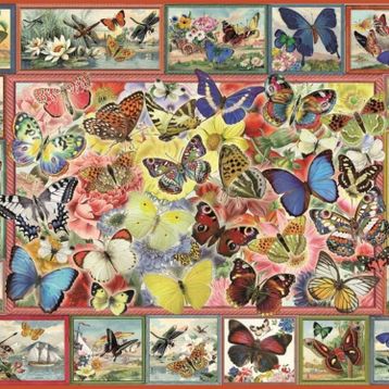 Anatolian Keskin Color Altın Kelebek 1000 Parça Puzzle
