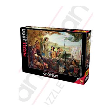 Anatolian Lancelot & Guinevere 4929 3000 Parça Puzzle