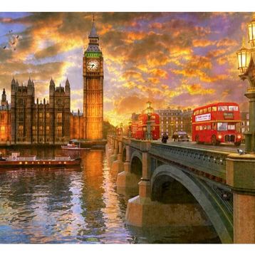 Anatolian Londra Da Günbatımı 1000 Parça Puzzle