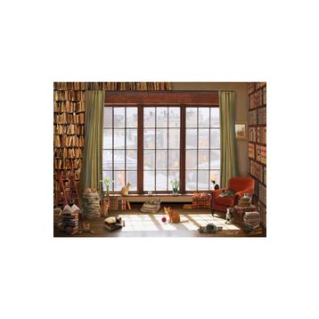 Anatolian Pencere Kedileri Window Cats 1000 Parça Puzzle