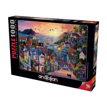 Anatolian Sahilde Günbatımı 1000 Parça Puzzle