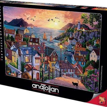 Anatolian Sahilde Günbatımı 1000 Parça Puzzle