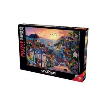 Anatolian Sahilde Günbatımı 1000 Parça Puzzle