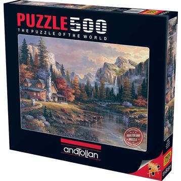 Anatolian Vadideki Ev 500 Parça Puzzle