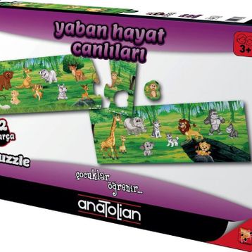 Anatolian Yaban Hayat Canlıları 22 Parça Puzzle