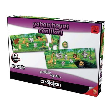 Anatolian Yaban Hayat Canlıları 22 Parça Puzzle