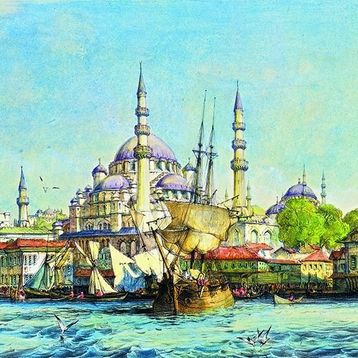 Anatolian Yeni Cami Ve Ayasofya 1000 Parça Puzzle