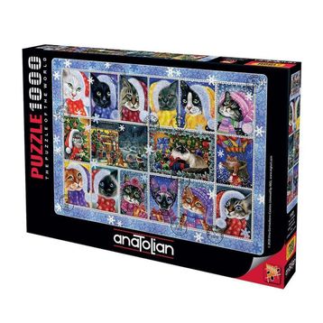 Anatolian Yeni Yıl Kedileri 1000 Parça Puzzle