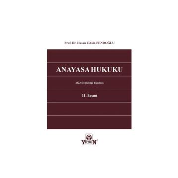 Anayasa Hukuku - Filiz Kitabevi