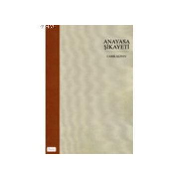 ANAYASA ŞİKAYETİ - CABIR ALIYEV