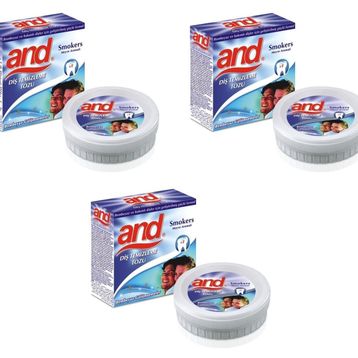 And 3x40 gr Diş Tozu Smokers