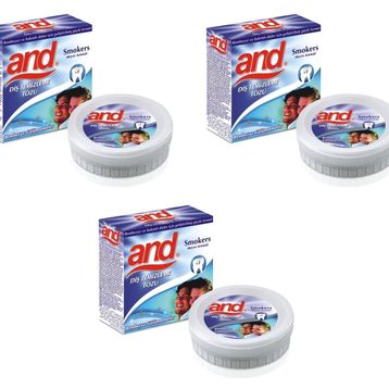 And 3x40 gr Diş Tozu Smokers