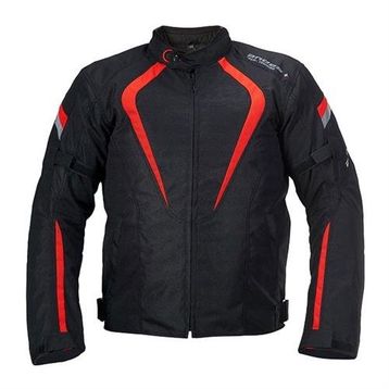 Andes Lady Mercury Air Jacket Kırmızı Siyah Motosiklet Montu
