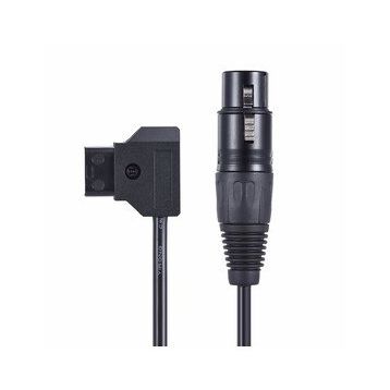 Andoer D4261 D-Tap Erkek - XLR 4-Pin Dişi Adaptör Güç Kaynağı Kablosu