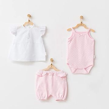 Andywawa AC21795R Milly Ballet 3'lü Bebek Takımı
