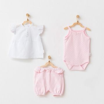 Andywawa AC21795R Milly Ballet 3'lü Bebek Takımı