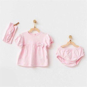 Andywawa AC21799 3 lü Pink Milly Ballet Bebek Takım