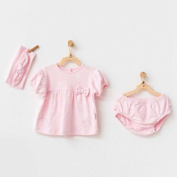 Andywawa AC21799 3 lü Pink Milly Ballet Bebek Takım