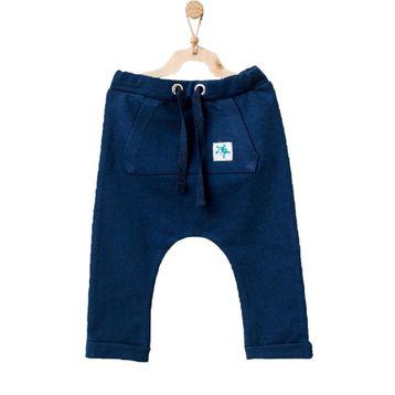 Andywawa AC21877R Erkek Bebek Lacivert Tekli Pantolon