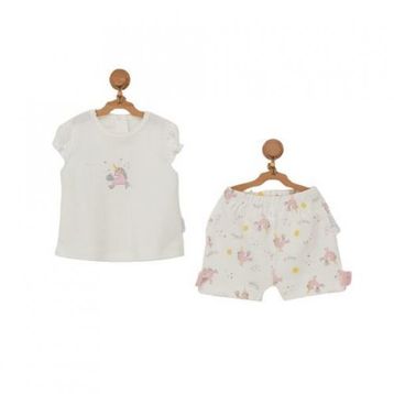 Andywawa Ac22719 Unicorn 2'li Ekru Bebe Takım