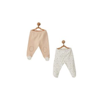 Andywawa AC22763 Bej Little Bear Bebek Pantolonu