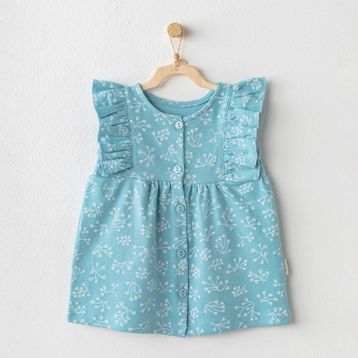 Andywawa AC23754 Love Holidays Mavi Bebek Elbise
